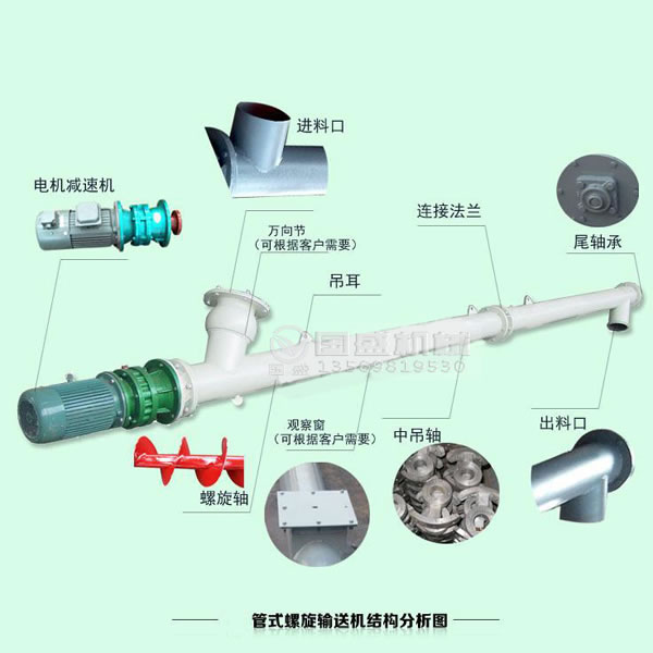 垃圾螺旋输送机